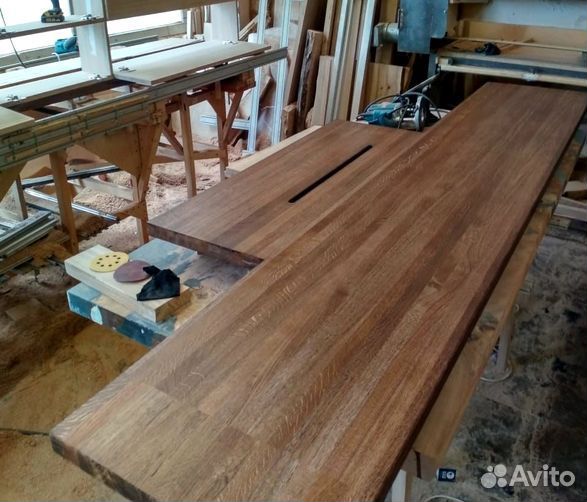 Подоконник деревянный из лиственницы