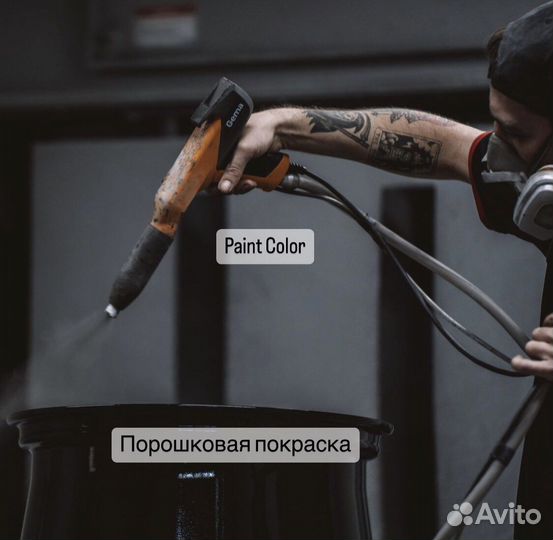 Полимерная окраска дисков Пескоструй
