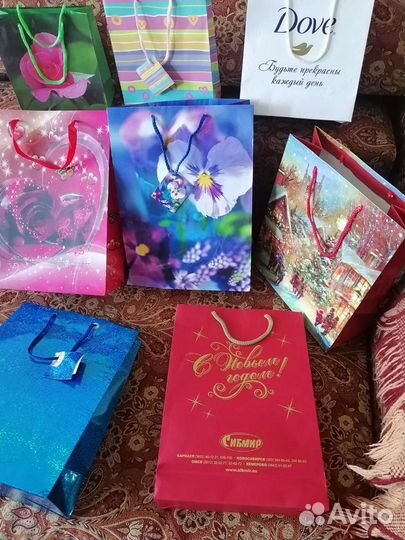 Подарочные пакеты цена за все