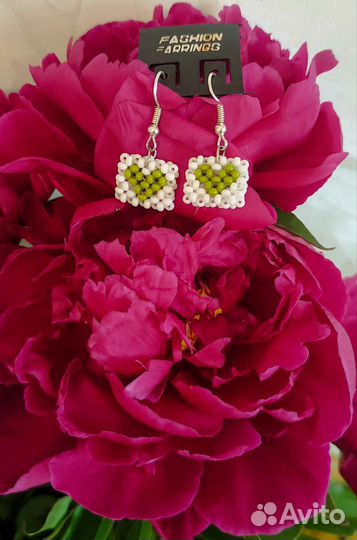 Серьги из бисера