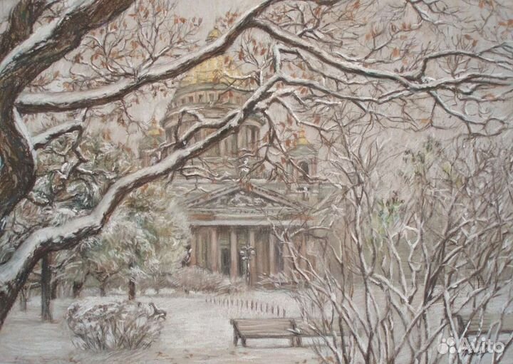 Картины акварелью и пастелью