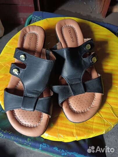 Шлепанцы женские натуральная кожа