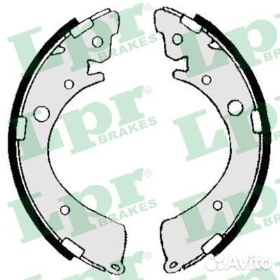 Колодки барабанные honda FIT/ jazz 08- 05360 - LPR