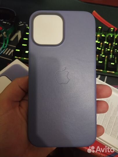Кожаный чехол MagSafe iPhone 13 pro max