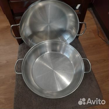 Сковорода - сотейник из нержавеющей стали амет