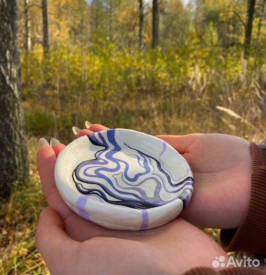 Тарелочки из глины