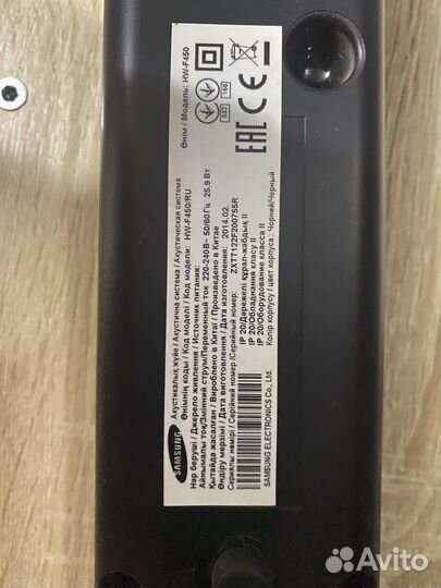 Саундбар samsung hw-f450/ru