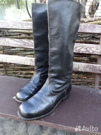 Сапоги хромовые советские