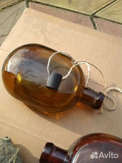 Стеклянные фляги ркка