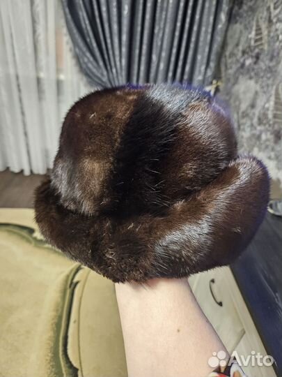 Шапка норковая женская