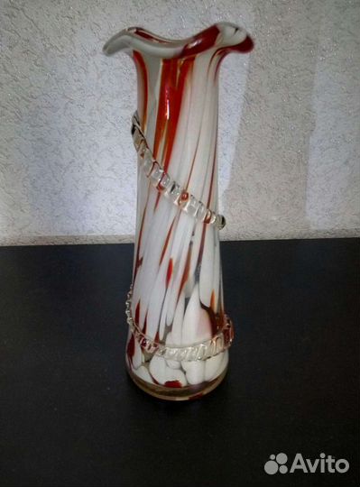 Ваза цветное стекло СССР