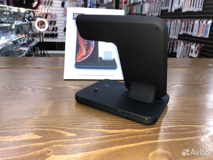 Беспроводное зарядное устройство Z5 (3в1) 15W