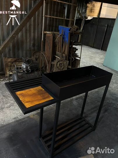 Мангал в стиле лофт