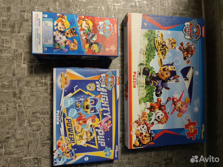 Пазлы щенячий патруль