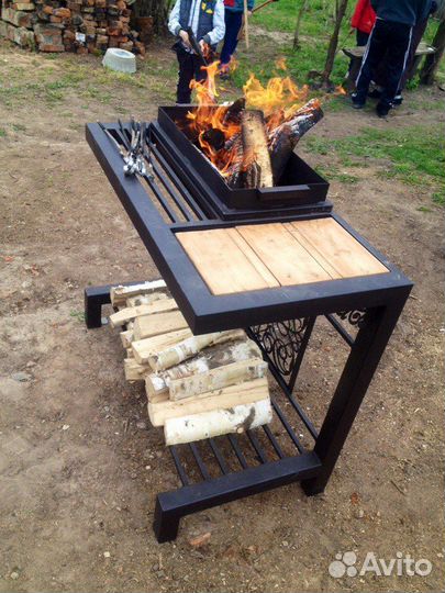 Мангал лофт под ключ