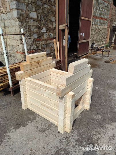 Дом для собаки#сруб#будка#конура