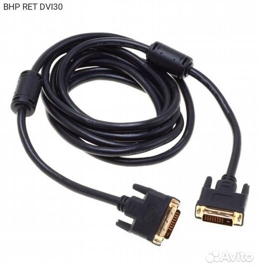 Видеокабель buro DVI-D (M) - DVI-D (M) 3.00м, BHP