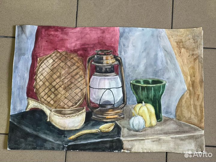 Картина акварель