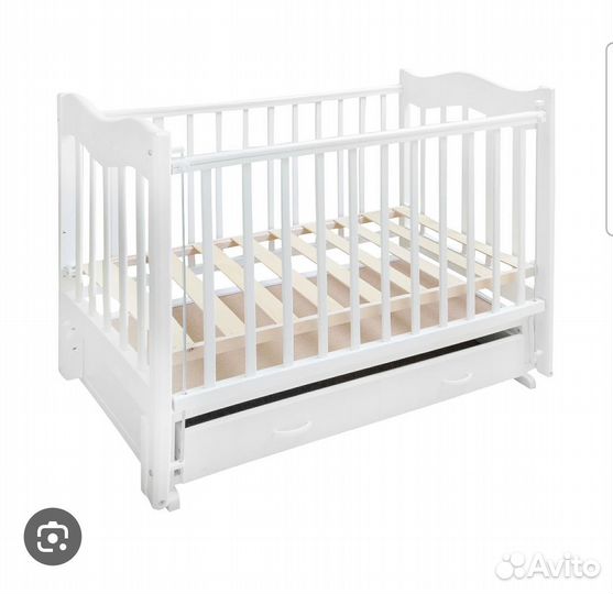 Кроватка детская Ведрусс Милена маятник продольный