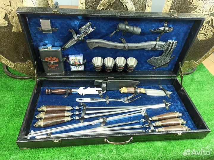 Набор шашлычный в кейсе