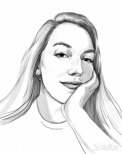 Диджитал портрет по фотографии