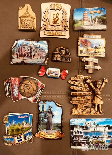 Магниты сувенирные. Города и страны