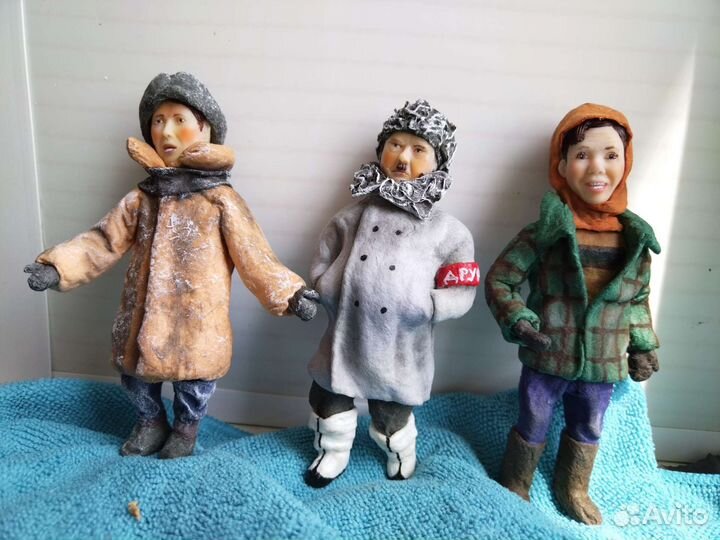 Ватные елочные игрушки