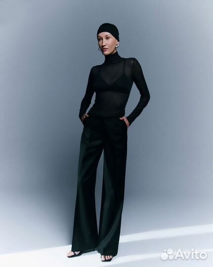 Брюки классические черные