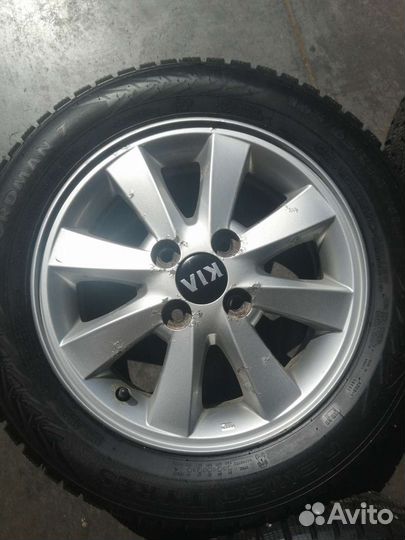 Зимние колёса Kia/Hyundai 165/65/14 Nokian