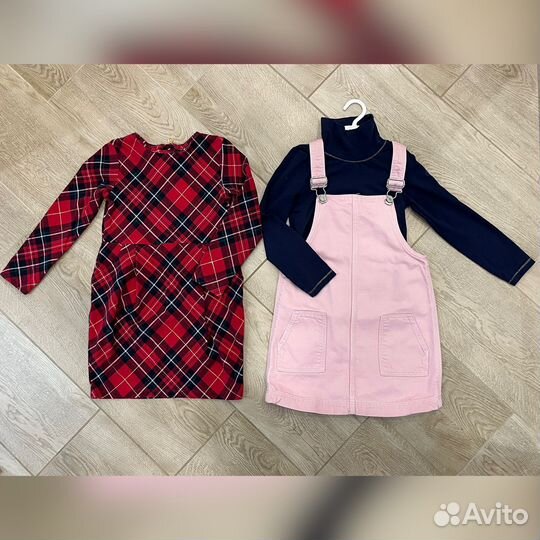 Огромный пакет вещей для девочки, 110 116
