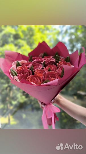 Букет из зефирных роз