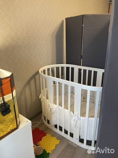 Кроватка-трансформер Ellipsebed из бука