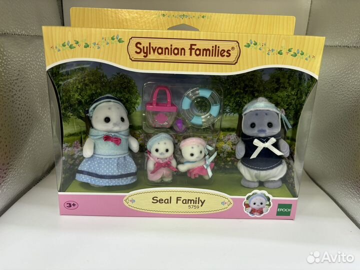 Sylvanian families Семья тюленей