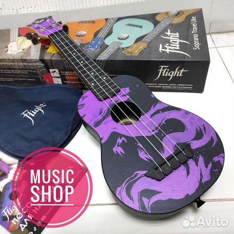 Укулеле flight сопрано новая с чехлом