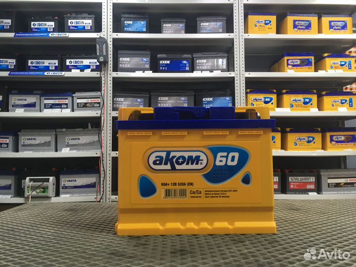 Аккумулятор на ваз аком 60 Ач