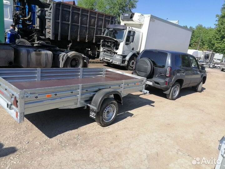 Прицеп мзса 817712.022 Н1500мм с крышкой пластик