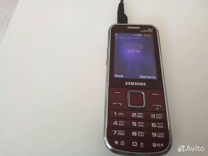 Телефон кнопочный samsung, б/у