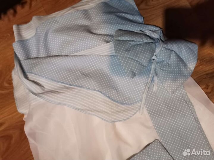 Балдахин в кроватку+ бортики + белье