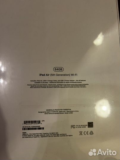iPad air 5 2022 новый оригинал