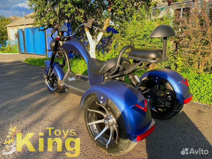 Электроскутер skyboard trike chopper-2000