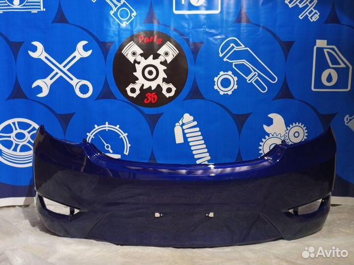 Бампер задний Hyundai Solaris хэтчбек