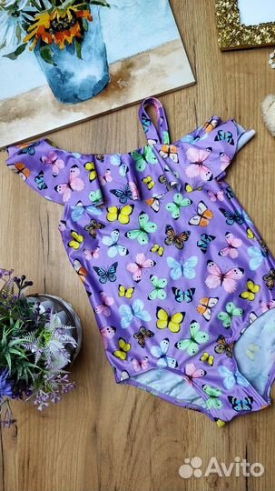 Новый слитный купальник hm 98/104