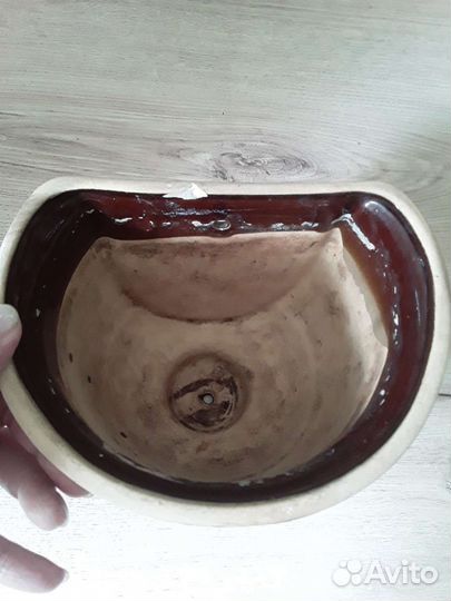 Кашпо настенное керамическое