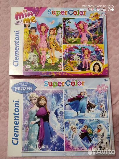 Пазлы Clementoni Холодное сердце, Мия и я