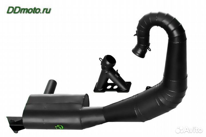 Выхлопная система на Тайгу (резонатор и глушитель)