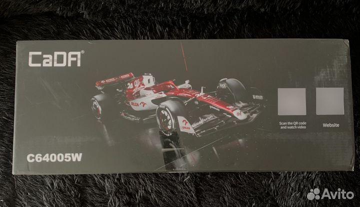 Коробка Конструктора CaDA болид Alfa Romeo F1 Team