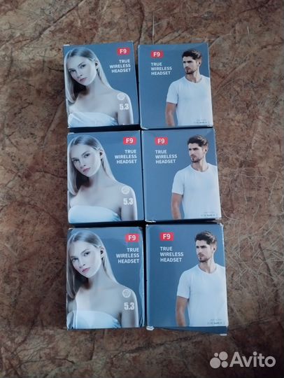 Продам беспроводные наушники F9 в отл. состоянии