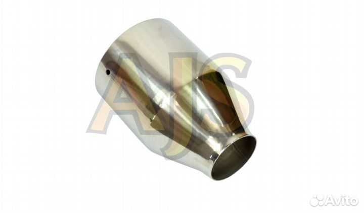 Насадка на глушитель 53*100*145 (хром)