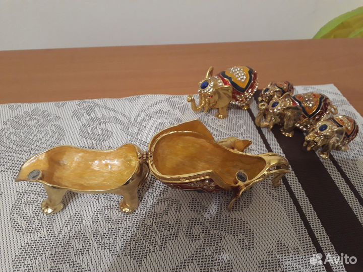 Статуэтки. Набор Слоников (5шт.)