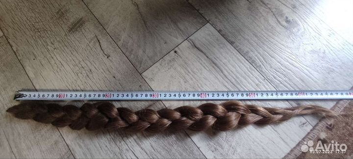 Коса шиньон(натуральные волосы)